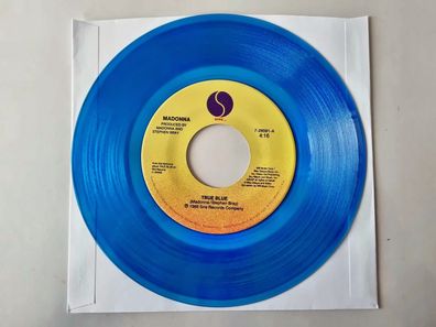 Madonna - True blue 7'' Vinyl US LBUE Coloured VINYL