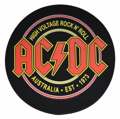 AC/ DC High Voltage Rock N Roll Rückenaufnäher Backpatch Metal Shop