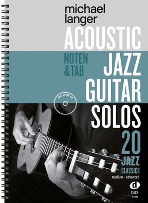 Acoustic Jazz Guitar Solos 20 Jazz Classics In NotenTab - Medium-Ad