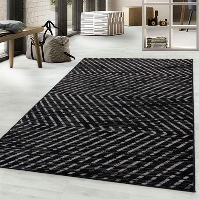 Teppich BASE BLACK - Größe: 120 X 170