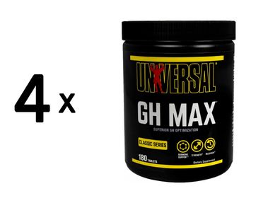 4 x Universal Nutrition GH Max (180)