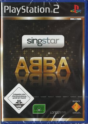 Singstar Abba Edition NEU Sealed Eye Toy Sony Playstation 2 PS2 - Ausfüh...