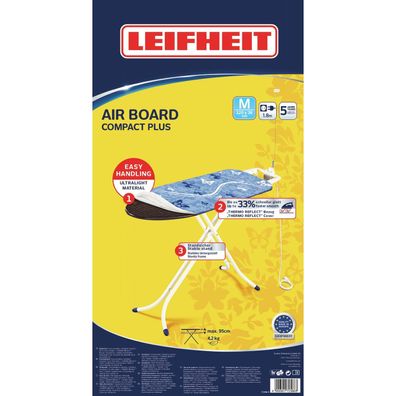 Leifheit Bügeltisch Air Board M Compact Plus 120x38cm