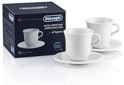 DeLonghi SET DLSC309 Cappuccino Keramik Tassen 2er Set