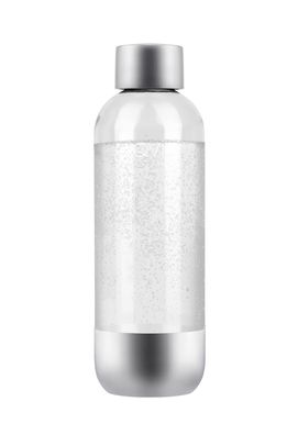 Aqvia PET Wasserflasche 1L, Stahl