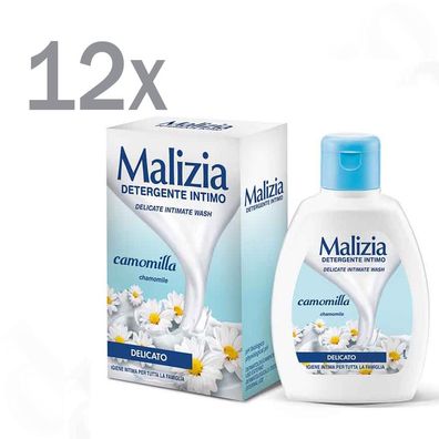 Malizia Kamille Intimseife Flüssigseife 12x 200 ml ohne Parabene