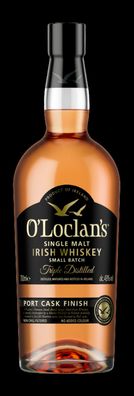 O´Loclan´s Triple Distilled Single Malt Irish Whiskey Port Cask Finish 0,7 l