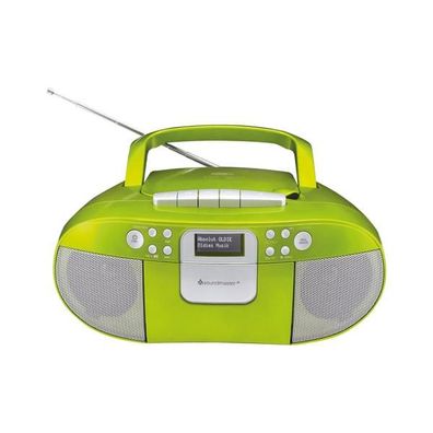 Soundmaster SCD7800GR tragbares CD-Kassetten-Radio mit DAB + , USB & MP3-Wiedergabe