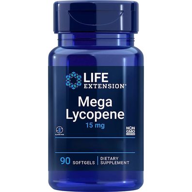 Life Extension, Mega Lycopene, 15mg, 90 Weichkapseln