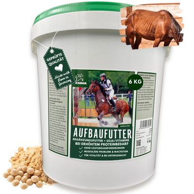 EMMA Aufbaufutter für Pferde mit B-Vitaminen Selen & Zink + Sojabohne
