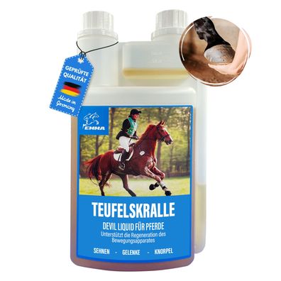 Teufelskralle für Pferde Liquid-Ergänzungsfutter für Gelenke, Bänder , Sehnen 1 L