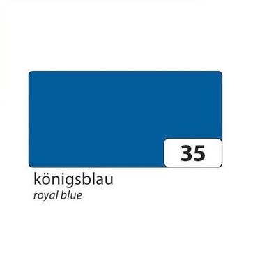 folia Tonpapier 130g/ qm DIN A3, 50er Pack Königsblau