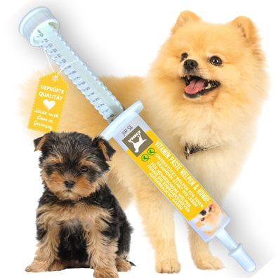 EMMA Vitaminpaste für Hunde & Welpen Paste im praktischen Injektor 15ml