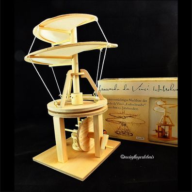 Holz-Bausatz Leonardo da Vinci Luftschraube, 23 x 23 x 38 cm Art.-Nr. 11001