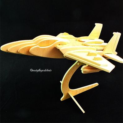 Flugzeug 3D-Holzpuzzle Douglas F15 Kampfjet Art.-Nr. 11008