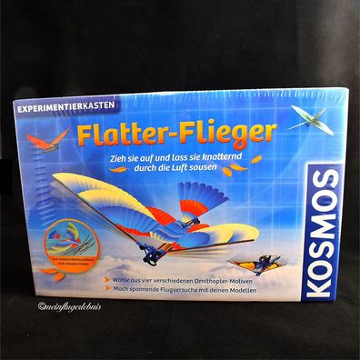 Flatter-Flieger, 4 Stück Ornithopter, KOSMOS Flugmaschinen Art.-Nr. 11014
