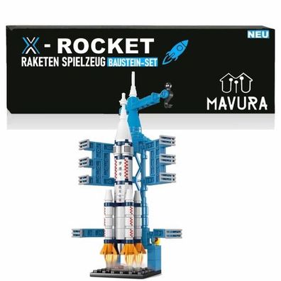 X-ROCKET Raketen Bausatz Spielbausteine Kinder Bausteine Shuttle Steckbausteine Konst
