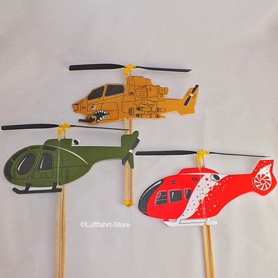 Gummiband-Hubschrauber , verschiedene Modelle , 275 x 315 mm Art.-Nr. 11030
