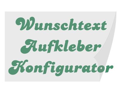 Aufkleber Altdeutsche Schrift