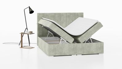 Luxus Bett Polstermöbel Schlafzimmer Boxspringbett Design Doppelbett Neu