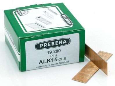 Prebena Pins Type ALK verbronzter Stahl - Stifte mit Kopf
