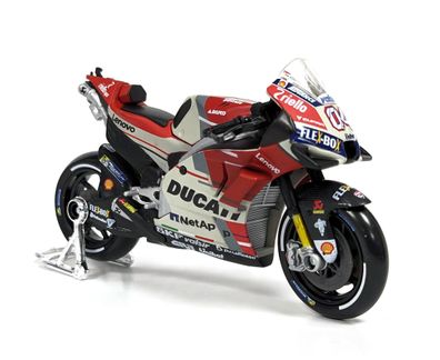 Maisto Modellmotorrad Ducati Desmosedici GP '18 Andrea Dovizioso (Maßstab 1:18)