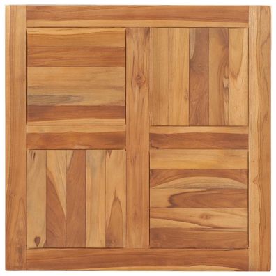 Tischplatte Massivholz Teak 70ß70ß2,5 cm