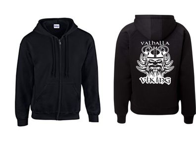 Kapuzenjacke - Valhalla Asgard Viking Warrior