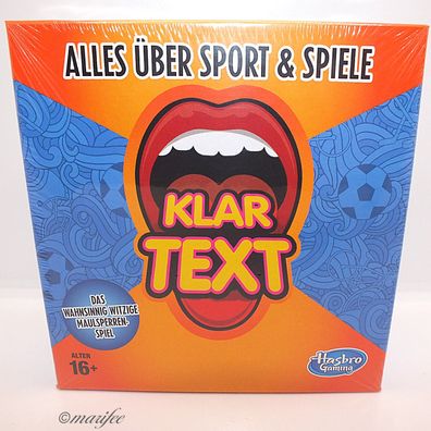 Klartext-Erweiterungsset, Alles über Sport & Spiele, Hasbro Art.-Nr. 11120