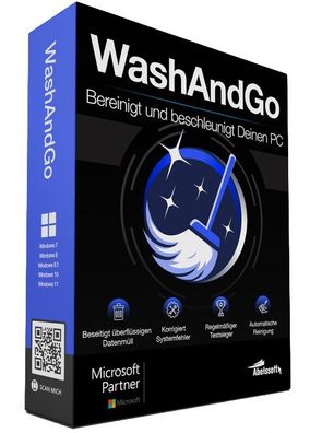 Abelssoft Wash and Go 24 - System Tuner & Optimierung - PC Download Version