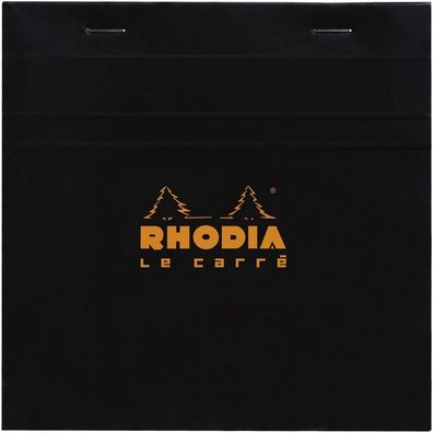Rhodia 148209C Notizblock Le Carré (kariert, quadratisch 148 x 148 mm, 80 Blatt) ...