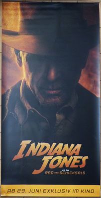 Indiana Jones - Rad des Schicksals - Original Kinobanner XXL-Harrison Ford-Filmposter
