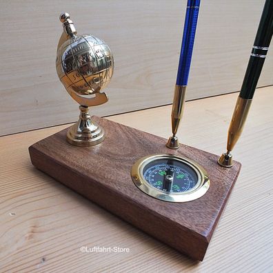 Edles Schreibtisch-Set mit Globus und Kompass Art.-Nr. 12026