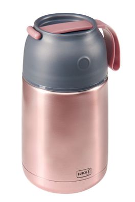 LURCH Iso-Pot Edelstahl 650ml rosa-metallic