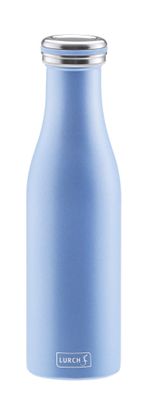 LURCH Isolier-Flasche Edelstahl 0,5l pearl blue