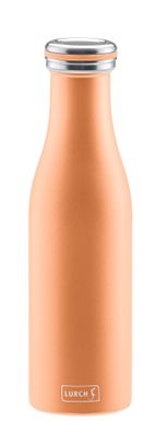 LURCH Isolier-Flasche Edelstahl 0,5l pearl orange