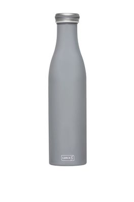 LURCH Isolier-Flasche Edelstahl 0,75l perlgrau
