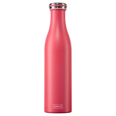 Lurch Isolier-Flasche Edelstahl 0,75l pink