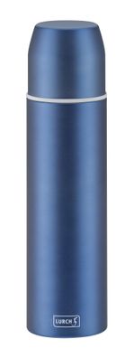 LURCH Isolier-Flasche mit Becher Edelstahl 0,75l denim blue