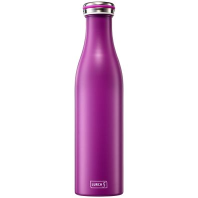 Lurch, Isolier-Flasche Edelstahl 0,75l purple