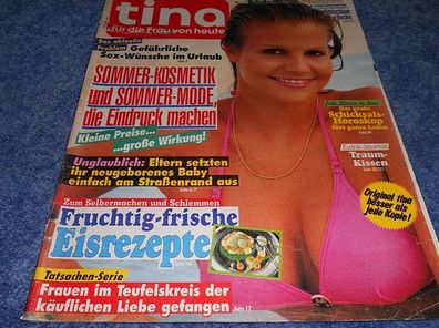 Frauenzeitschrift tina Nr. 30 vom 18. Juli 1991