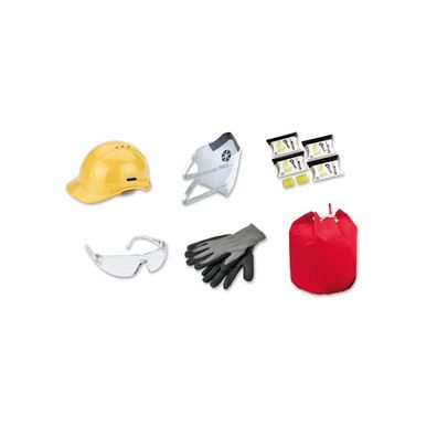 CIMCO 10-tlg. persönliche Elektriker-Schutzausrüstung Starter-Set Schutzbrille/ -helm