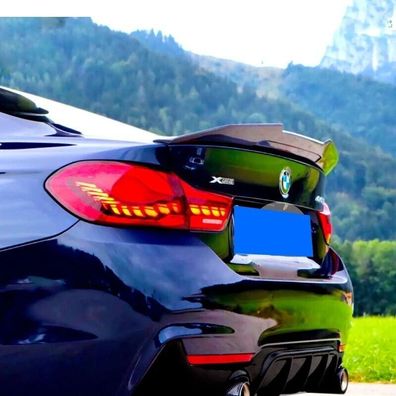 Heckspoiler Lippe Spoiler Deep V2 schwarz glänzend passend für BMW 4er F32