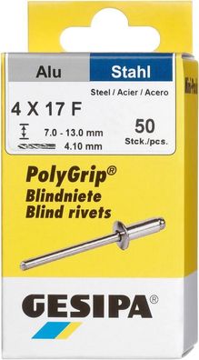 Mini-Pack PolyGrip Alu/ Stahl 4 x 17 Gesipa