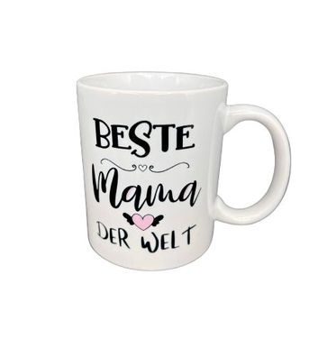 Mama-Tasse "Beste Mama Welt" - Weiss | Kaffeetasse | Mug | Mami