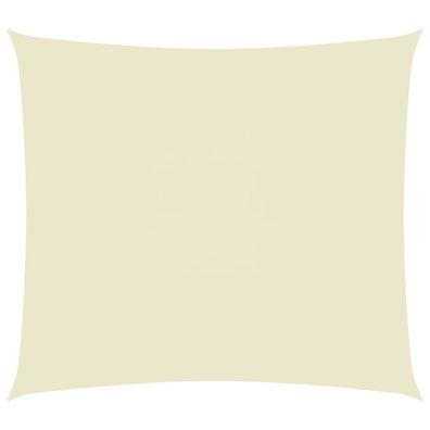 Sonnensegel Oxford-Gewebe Rechteckig 3,5x4,5 m Creme