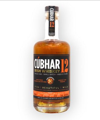 Cúbhar Single Cask Single Grain Irish Whiskey Cask Strength
