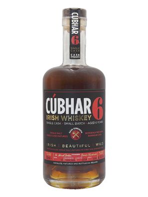 Cúbhar Single Malt Cask Strength Irish Whiskey | Aged 6 Years | Alk. 61,6 % Vol.