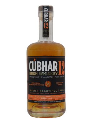 Cúbhar Single Grain Bourbon Cask Irish Whiskey, Aged 12 Years, Alk. 46% Vol.