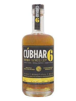 Cúbhar Single Malt Single Cask Irish Whiskey, Aged 6 Years, Alk. 46% Vol.